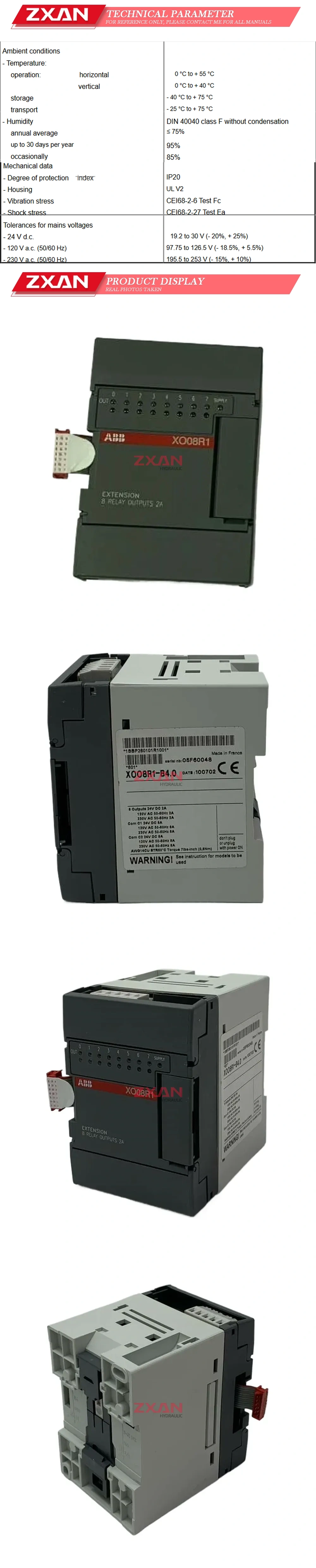 ABB XO08R1-B4.0 Description