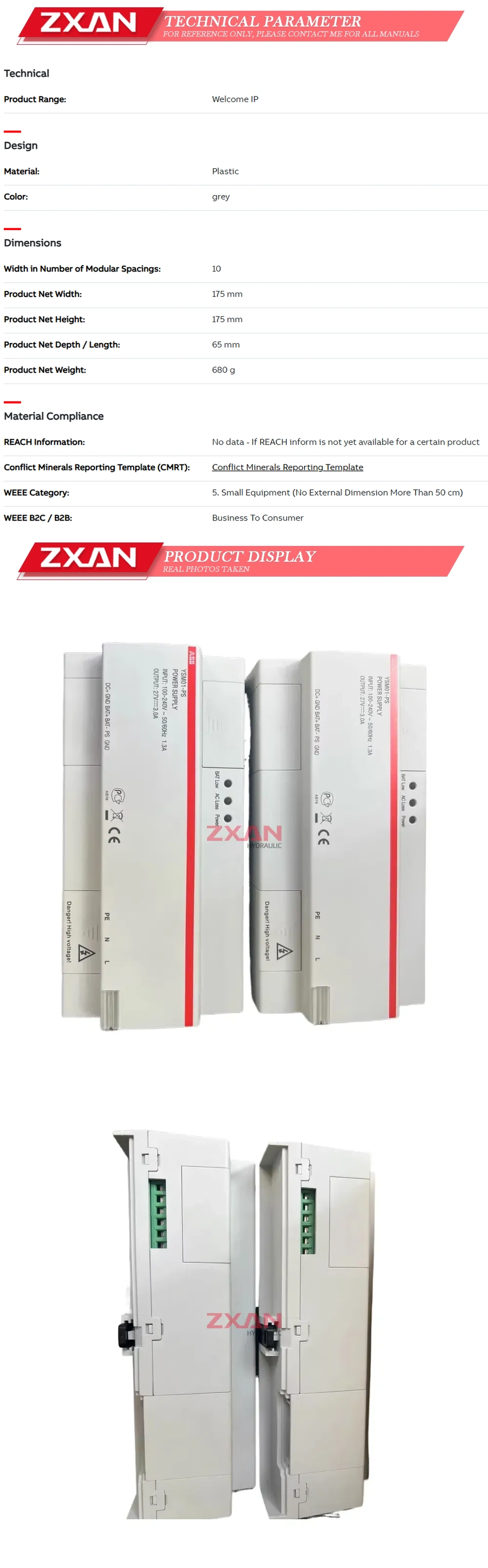 ABB YSM01-PS Description