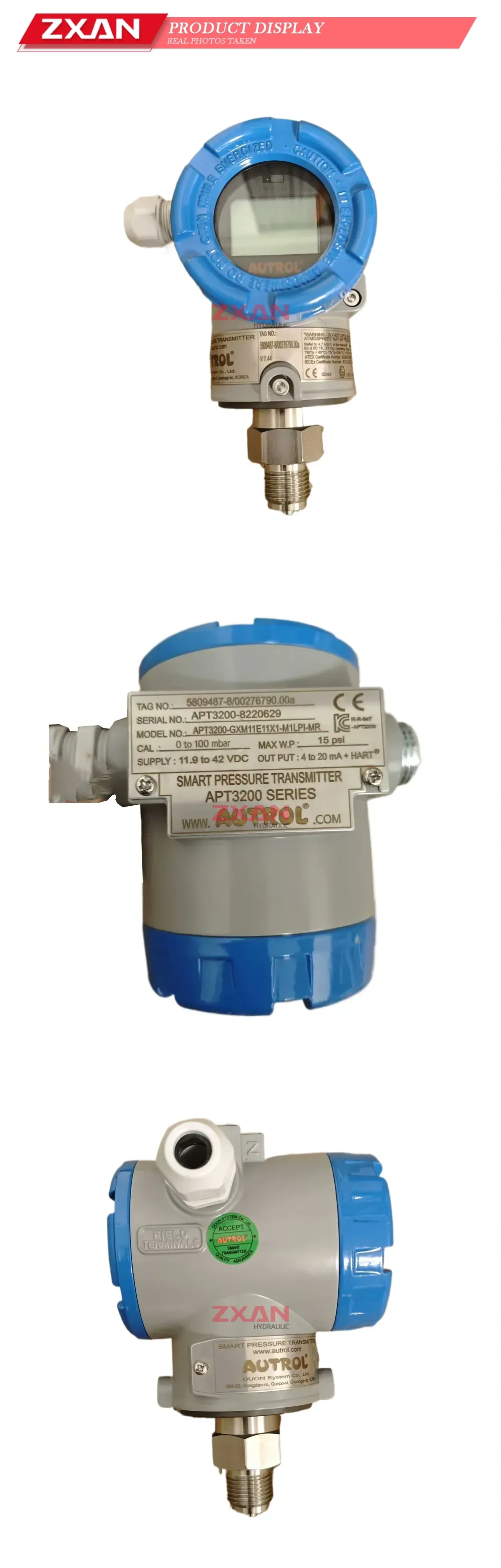 AUTROL APT3200-GXM11E11X1-M1LP1-MR pressure sensor Description