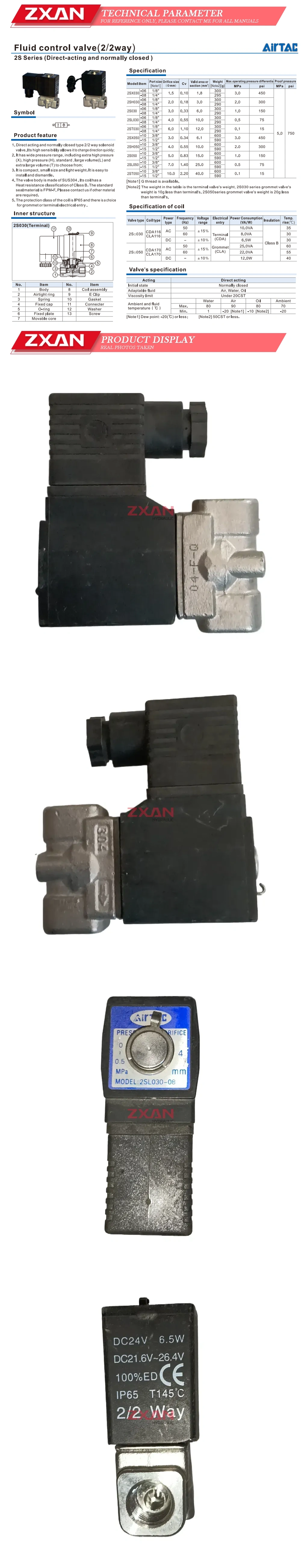 AirTAC 2SL030-08 Description