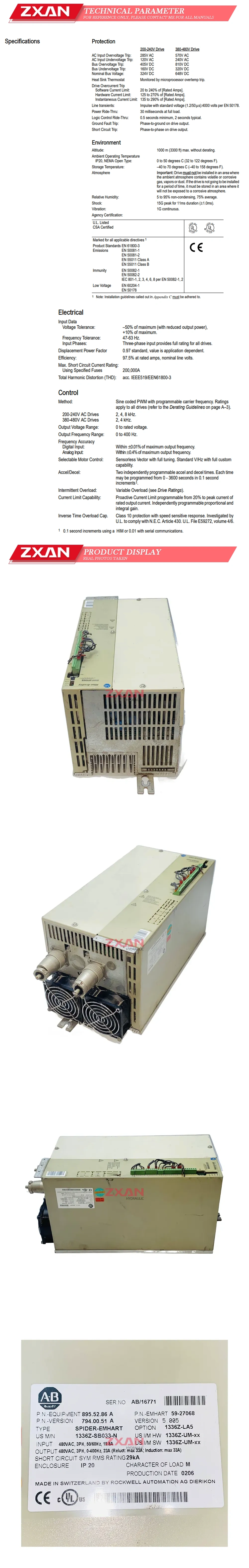 Allen Bradley 1336Z-SB033-N Description