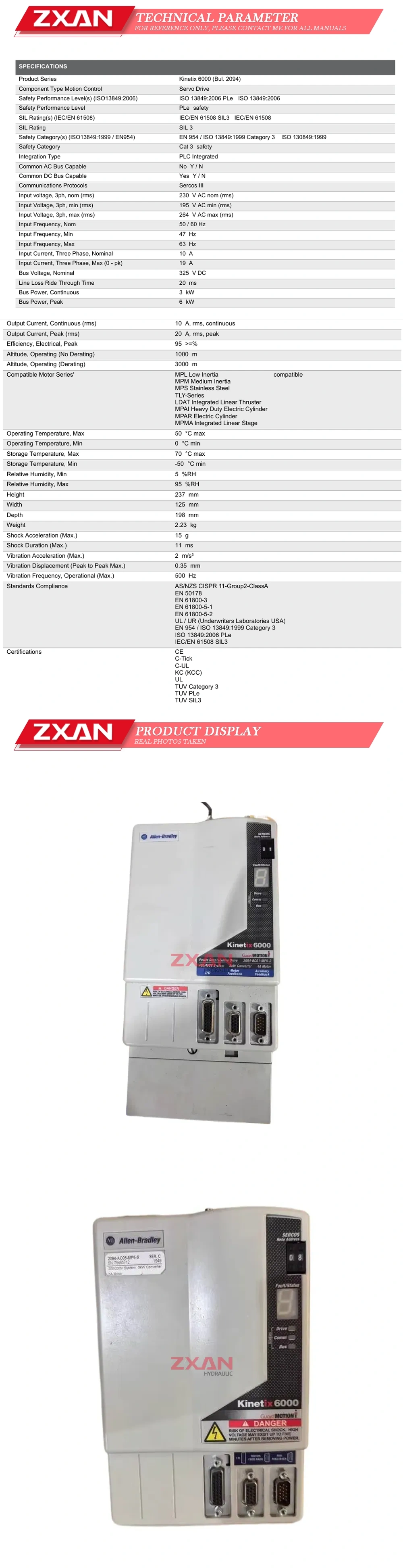 Allen-Bradley 2094-AC05-MP5-S Description