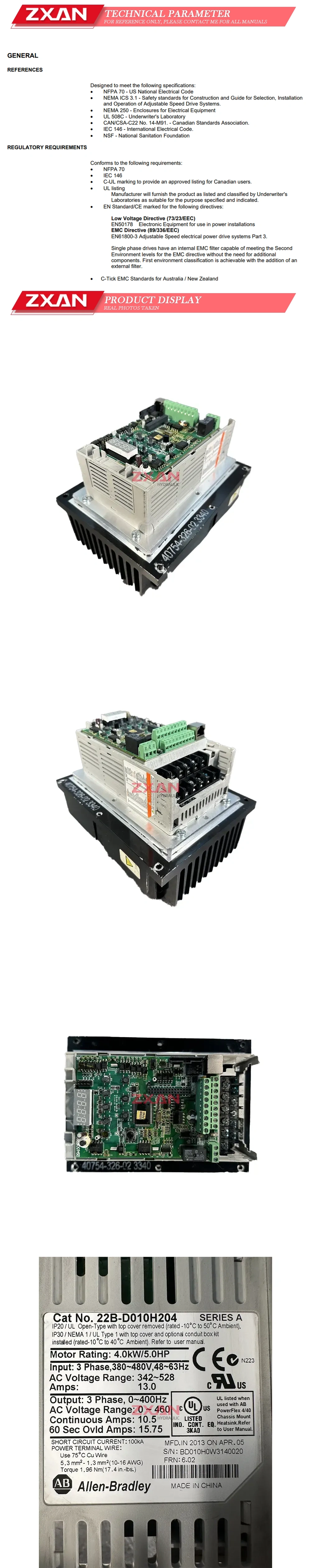 Allen Bradley 22B-D010H204 Description