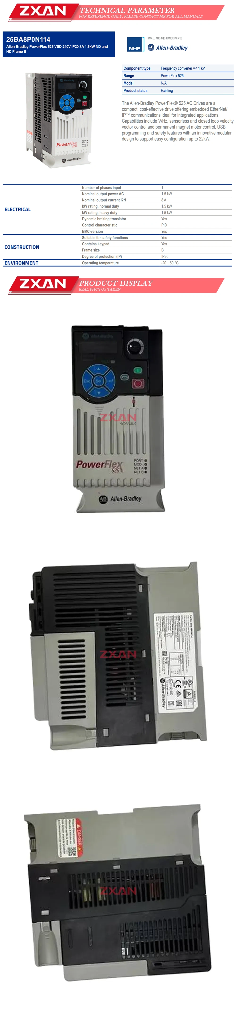 Allen-Bradley 25B-A8P0N114 Description