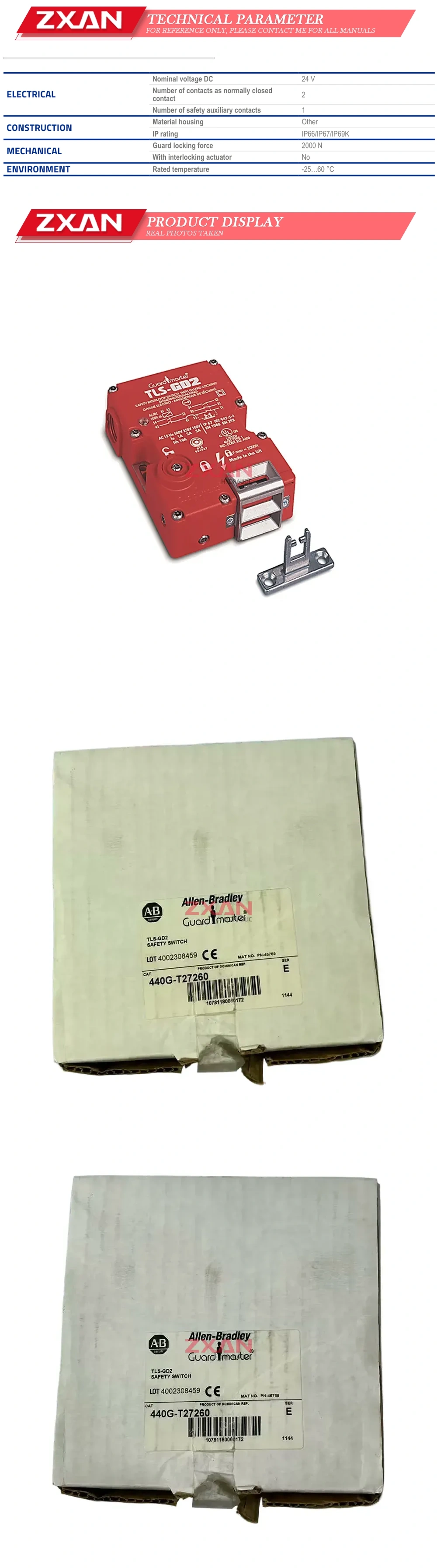 Allen Bradley 440G-T27260 Description