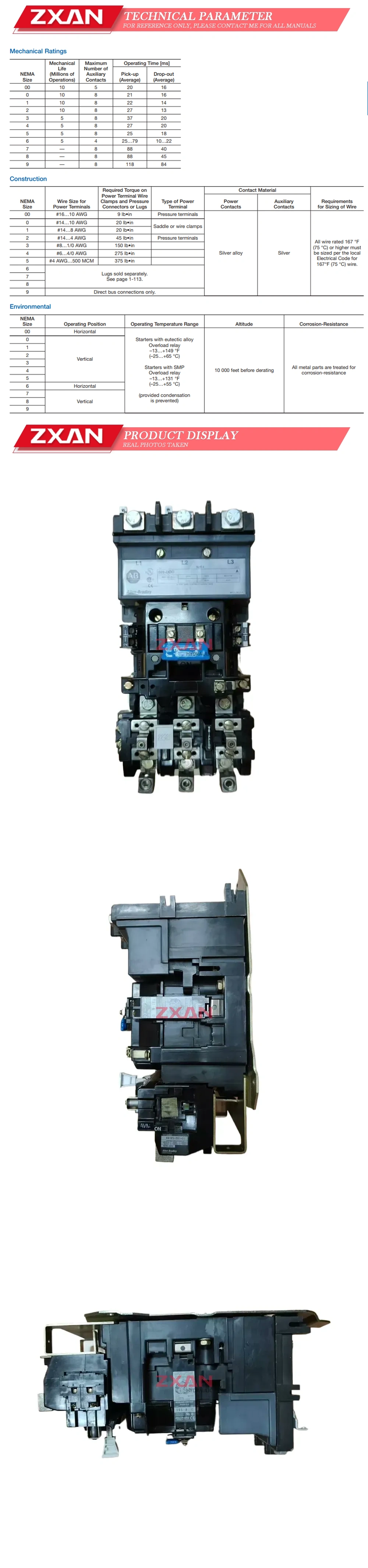 Allen-Bradley 509-DOD Description
