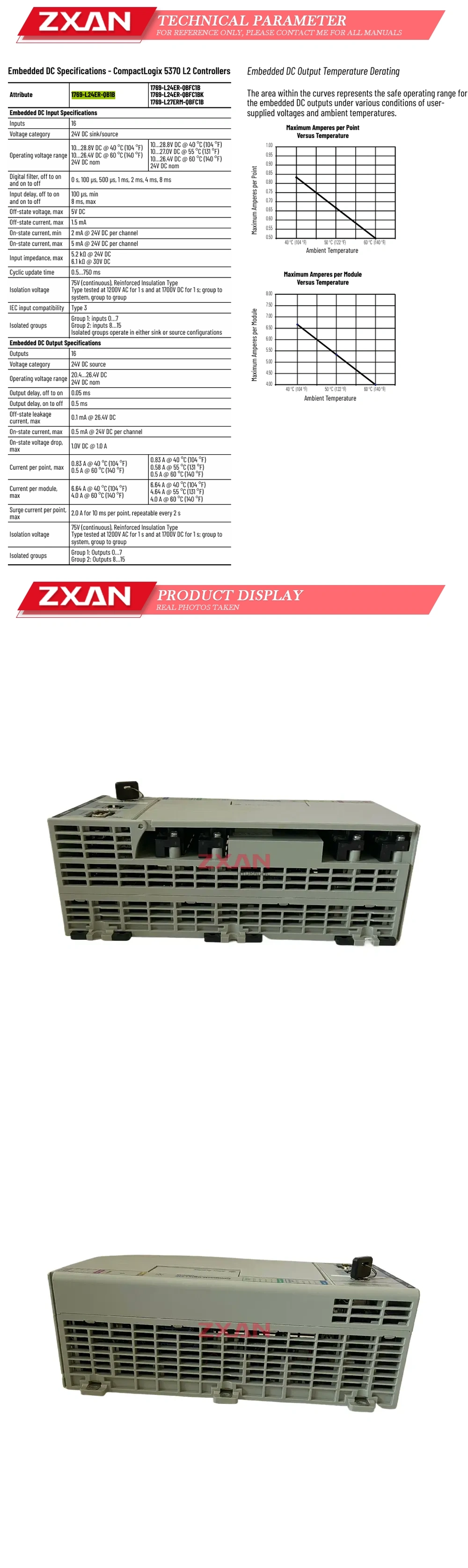 Allen bradley 1769-L32E-QBFC1B Description