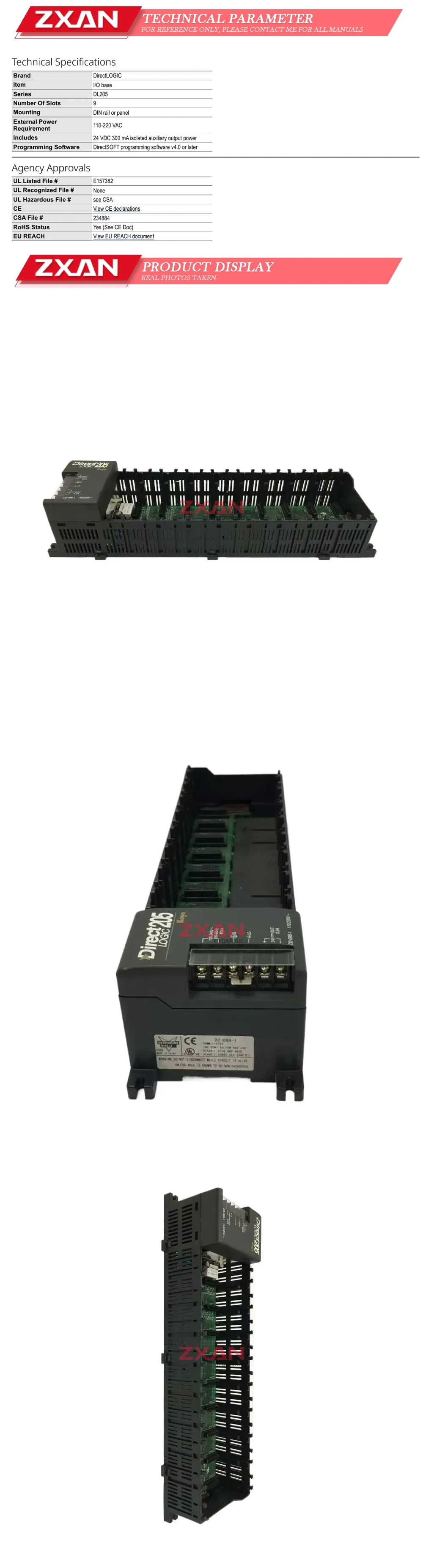 Automation DIRECT D2-09B-1 Description