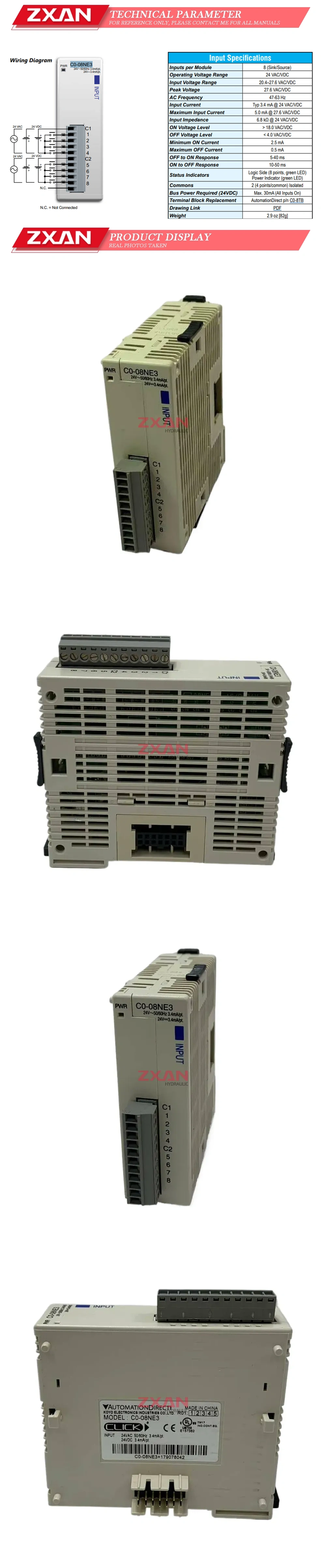 Automation Direct C0-08NE3 Description