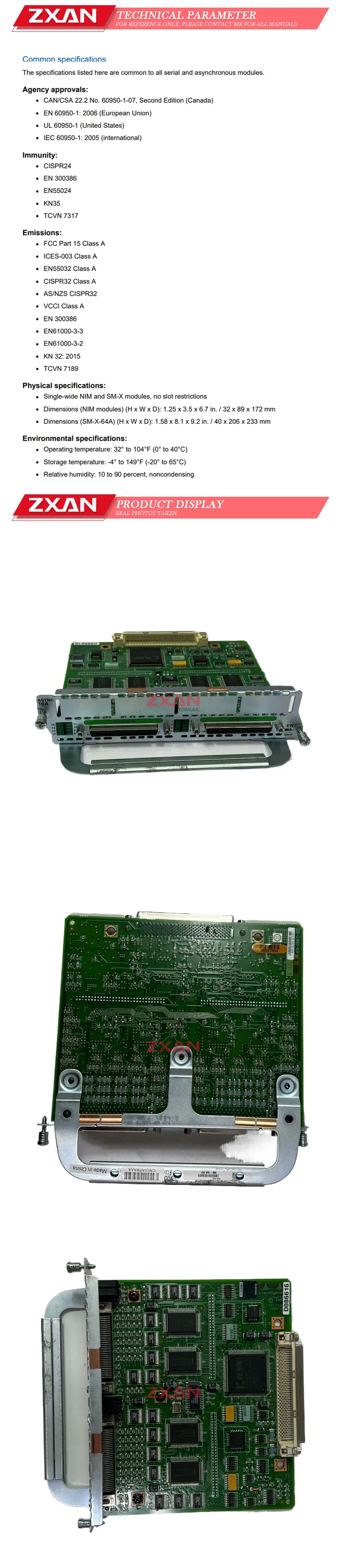 CISCO ASYNC16A Description