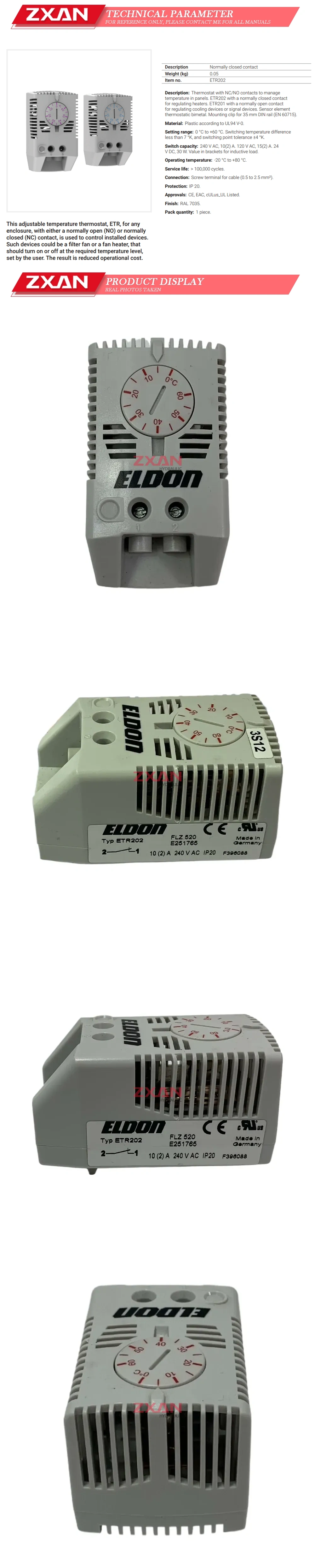 ELDON ETR202 Description
