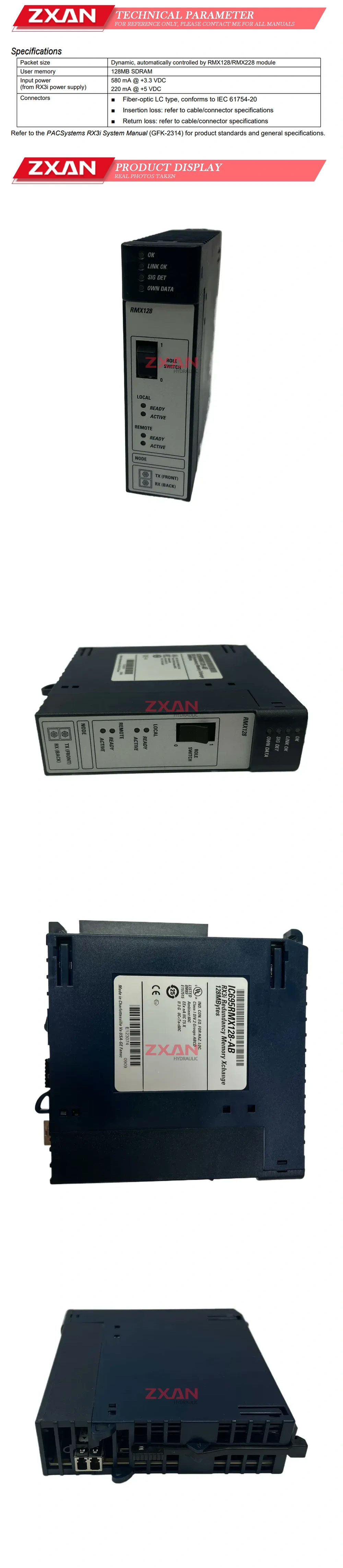 GE IC695RMX128-AB Module Description