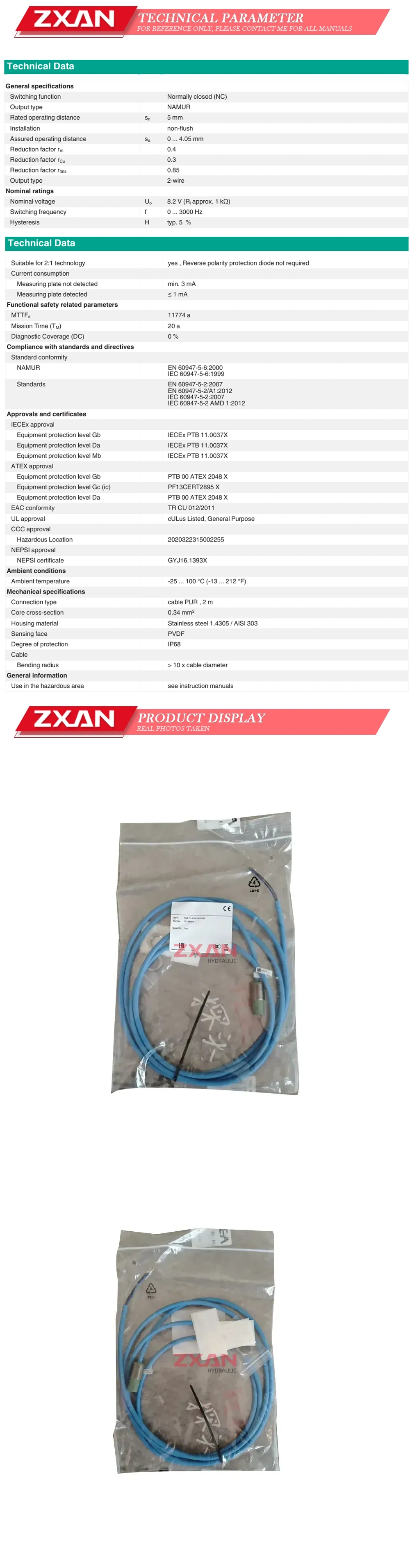 GEA NJ5-11-N-G-Y317937 Speed ​​sensor Description