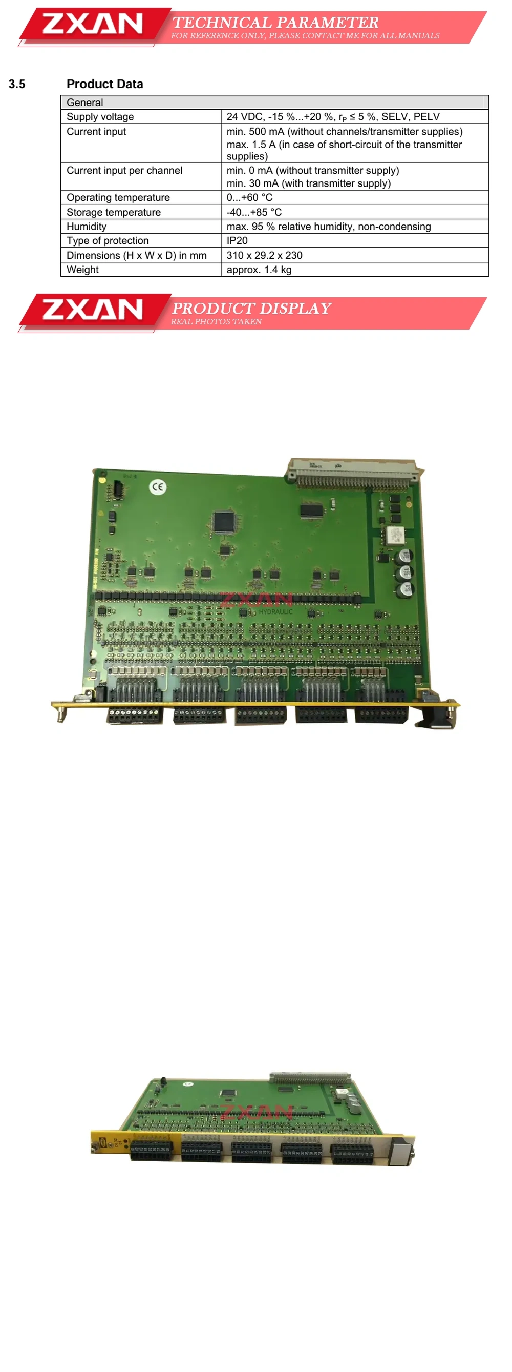 HIMA X-DI 32 01 Description