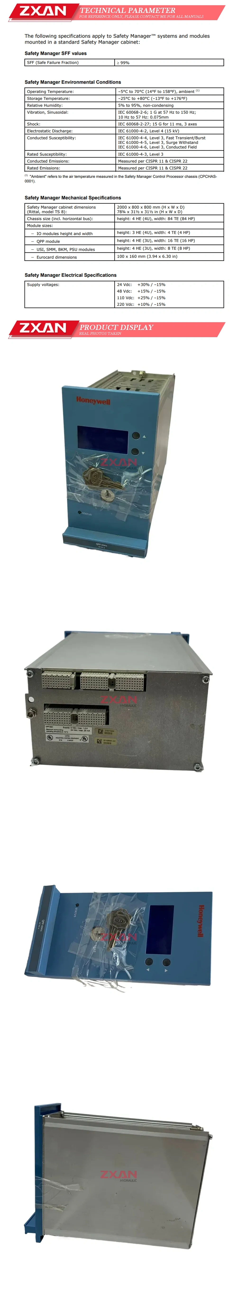 Honeywell QPP-0001 Description