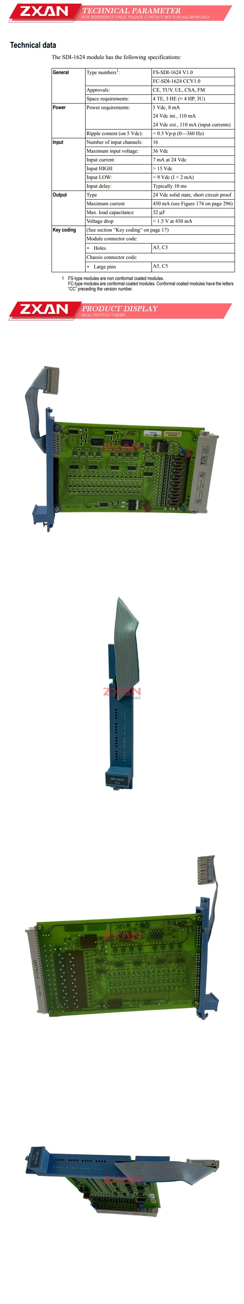 Honeywell SDI-1624 Digital Output Module Description