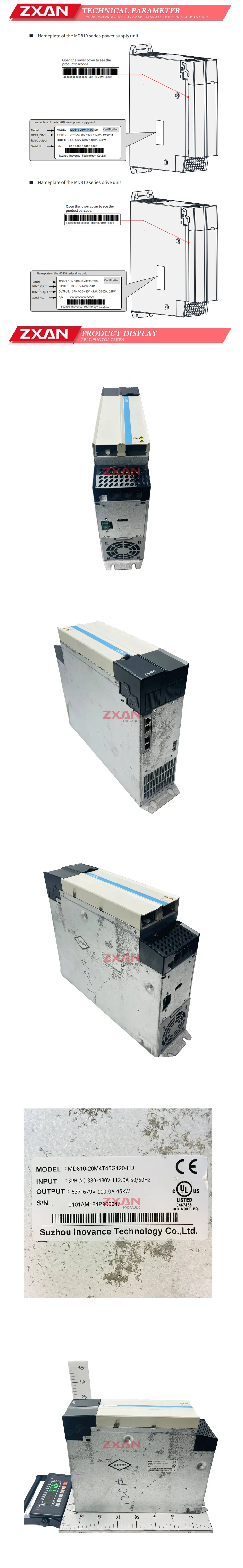 INOVANCE MD810-20M4T45G120-FD Description