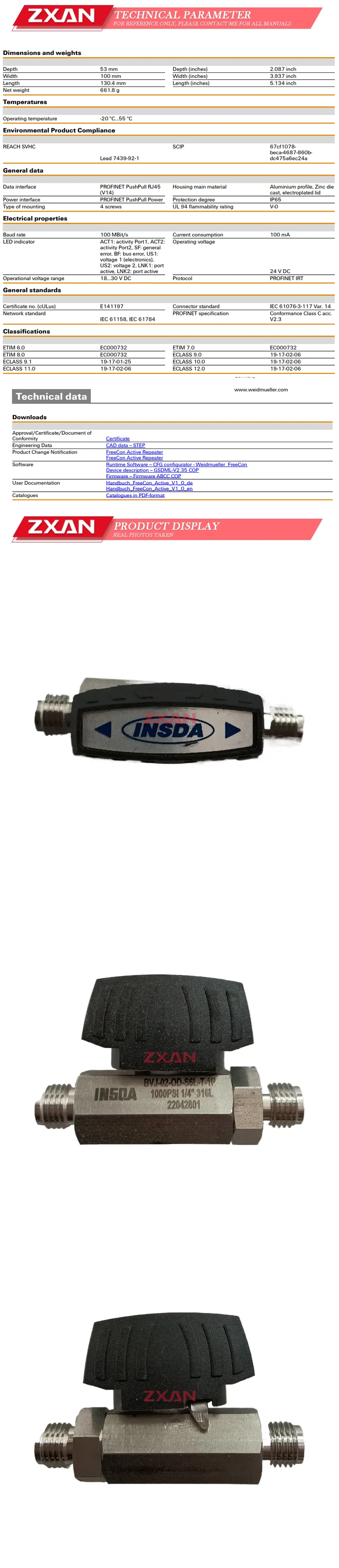 INSDA BVJ-02-OD-S6L-T-1P Description