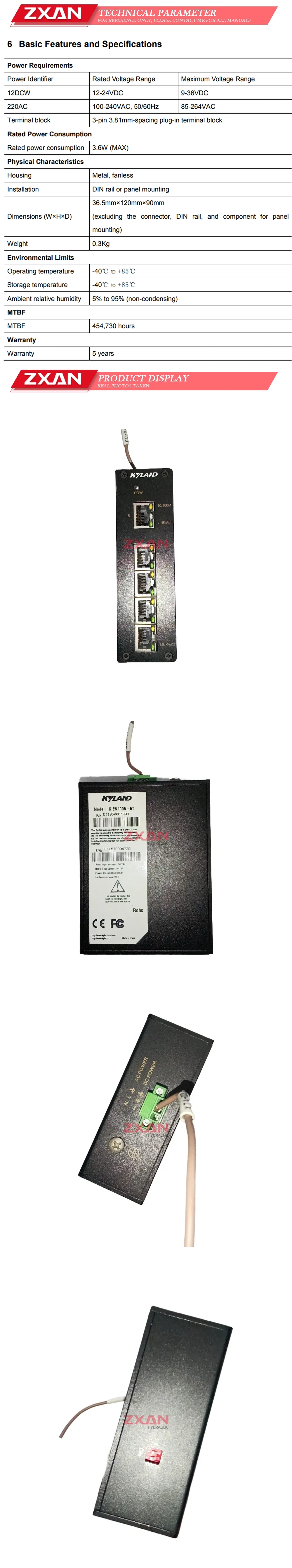 KYLAND KIEN1005-5T Description