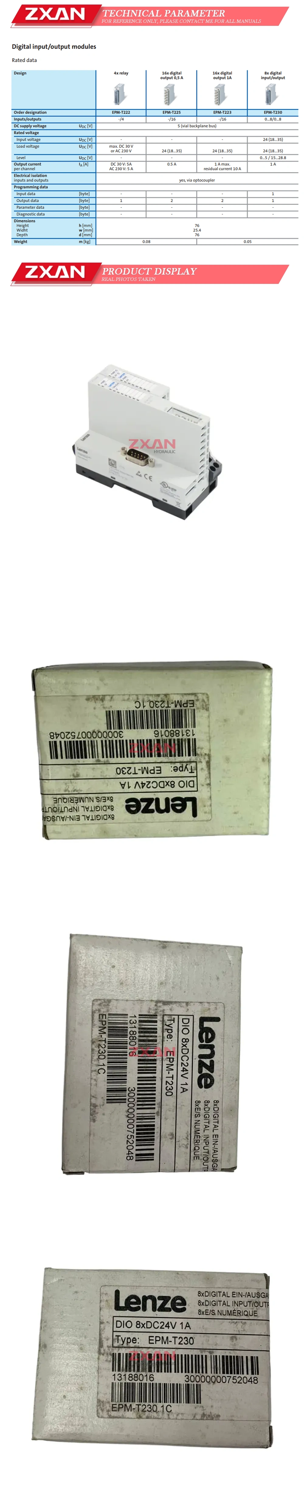 Lenze EPM-T230 Description
