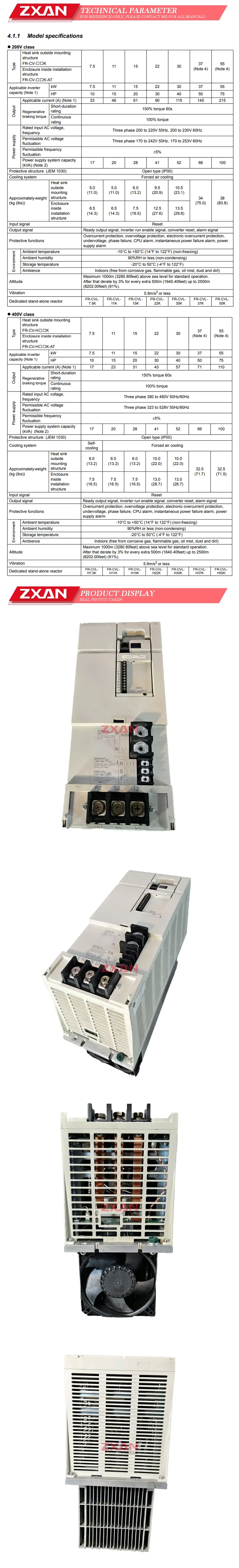 MITSUBISHI FR-CV-30K Description