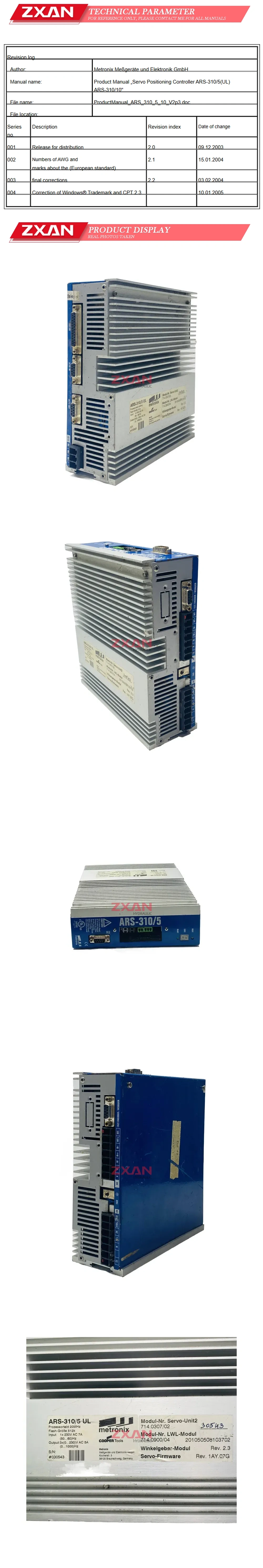 Metronix ARS-310/5UL Description