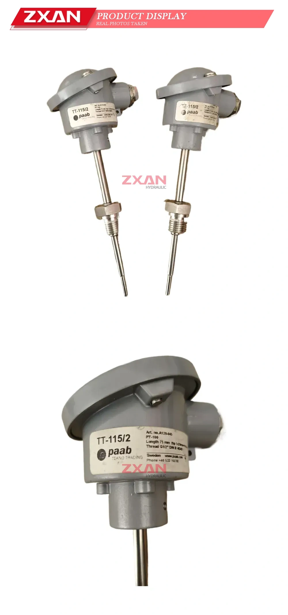 Paab TT-115/2 Temperature sensor Description