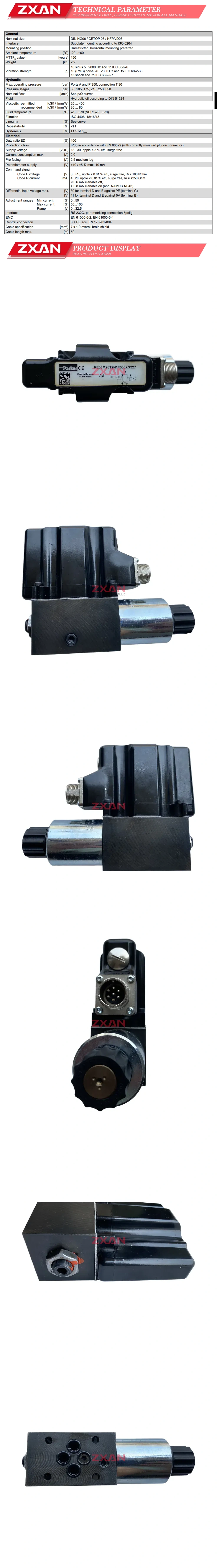Parker RE06M25T2N1F030XG327 Description