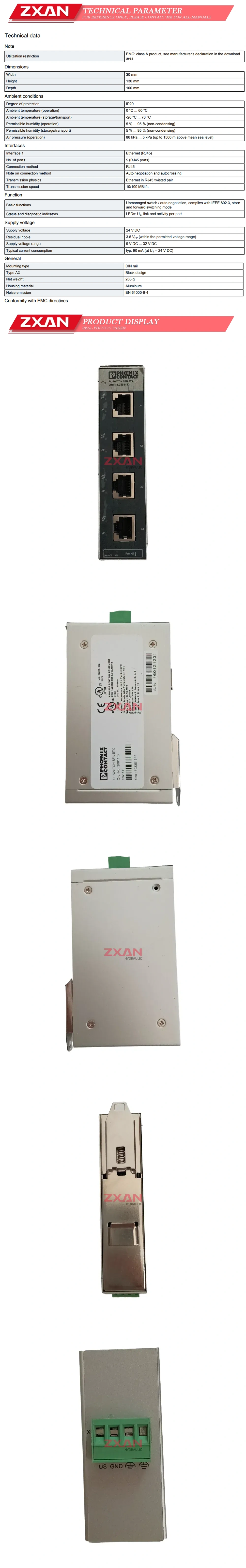 Phoenix Contact FL SWITCH SFN 5TX Description