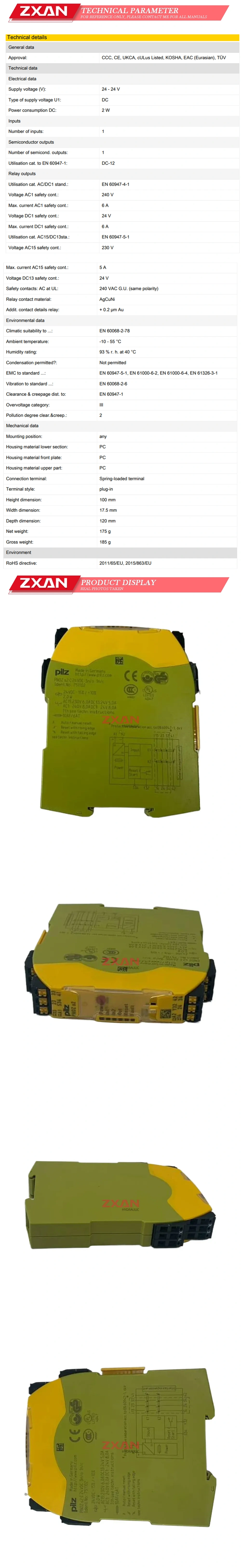 Pilz 751102 Description