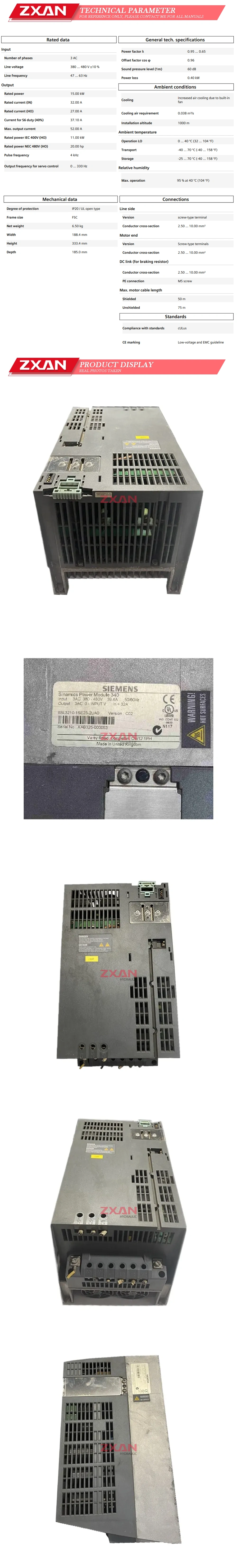 SIEMENS 6SL3210-1SE23-2UA0 Description