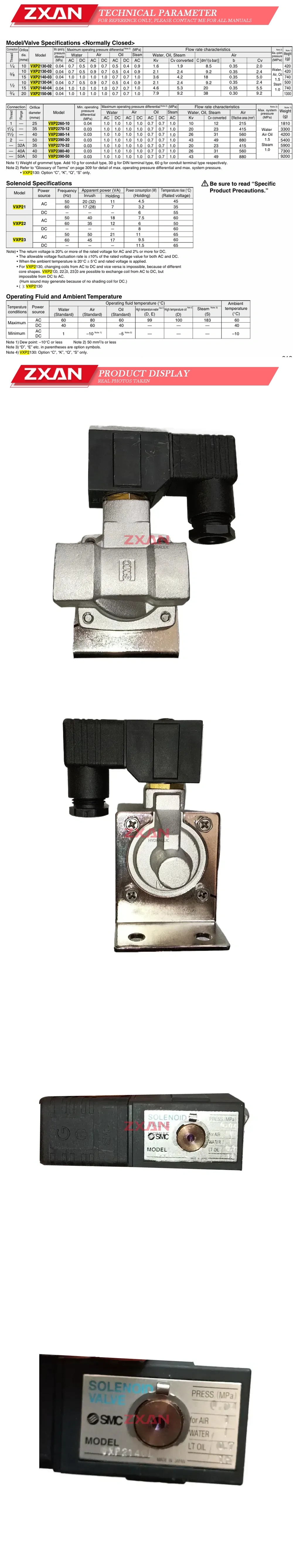 SMC VXP2140L Description