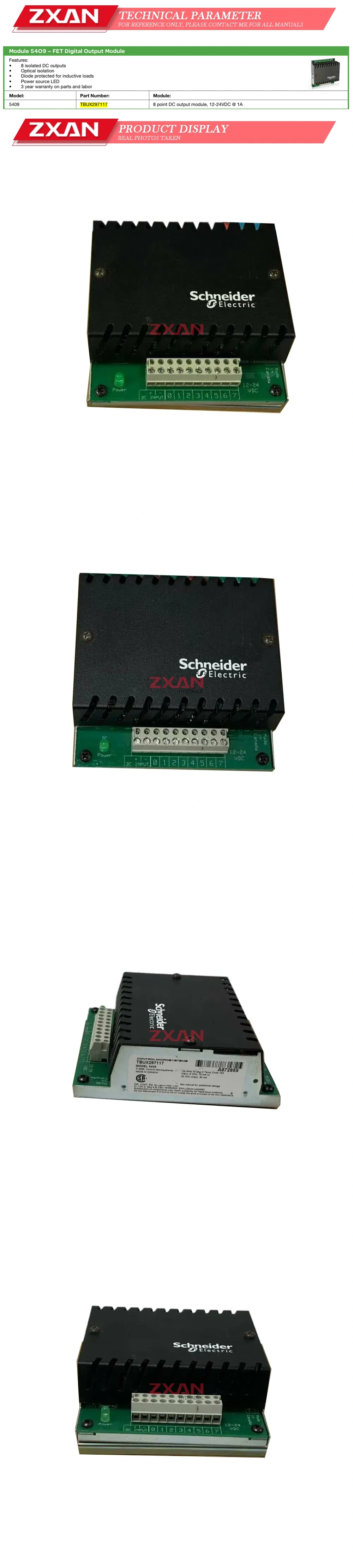Schneider TBUX297117 Description