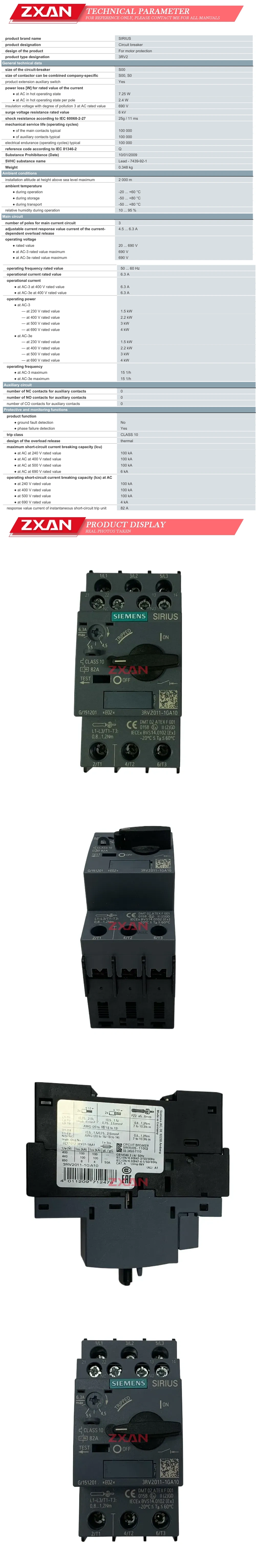 Siemens 3RV2011-1GA10 Description