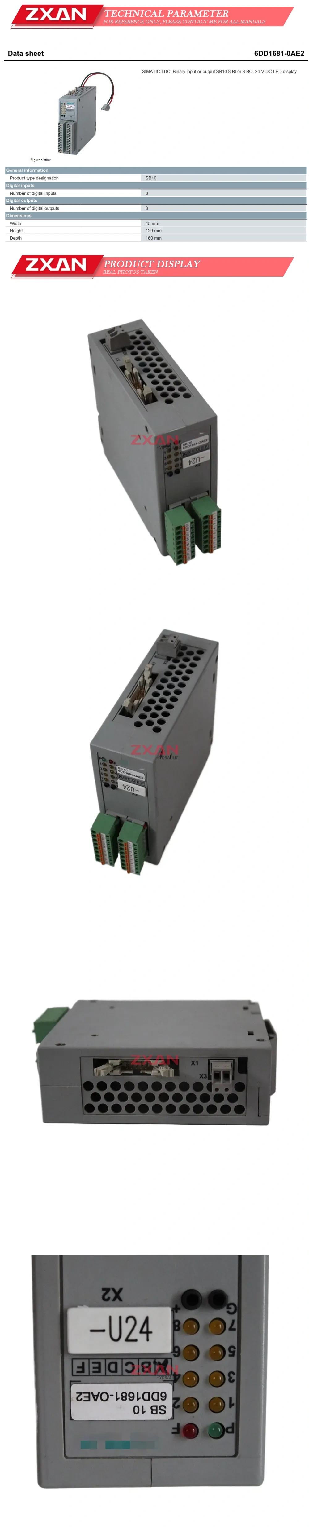 Siemens 6DD1681-OAE2 Description