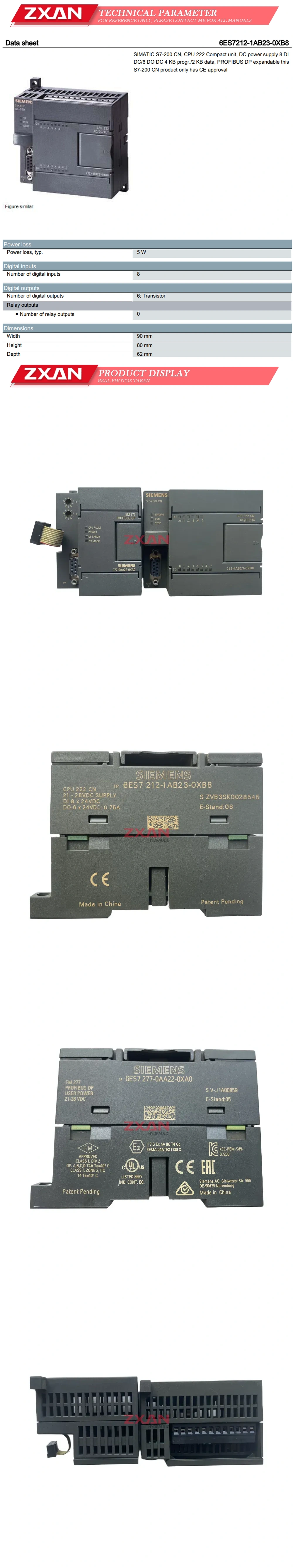 Siemens 6ES7212-1AB23-0XB8 Description