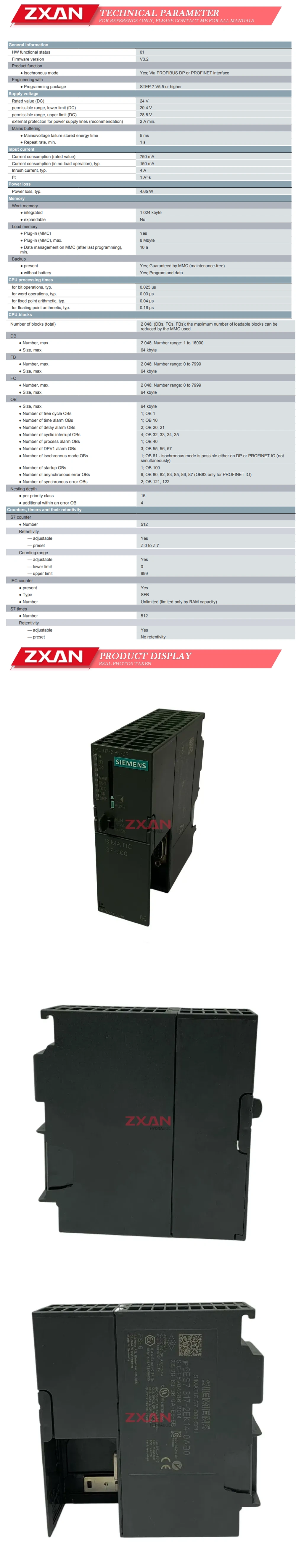 Siemens 6ES7317-2EK14-0AB0 System Description