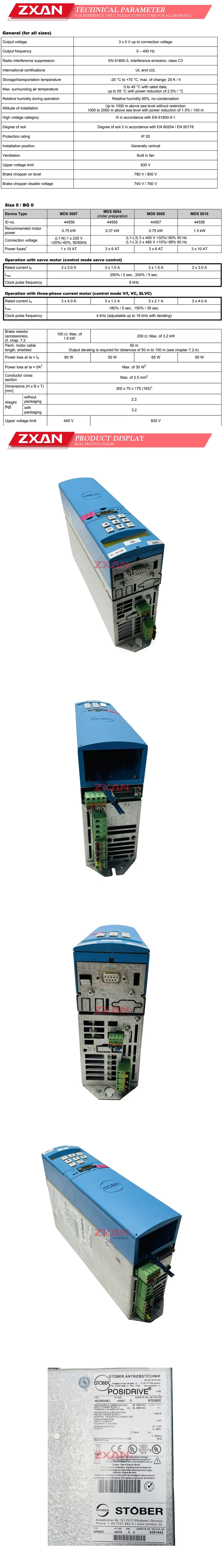 Stober MDS5008/L Description