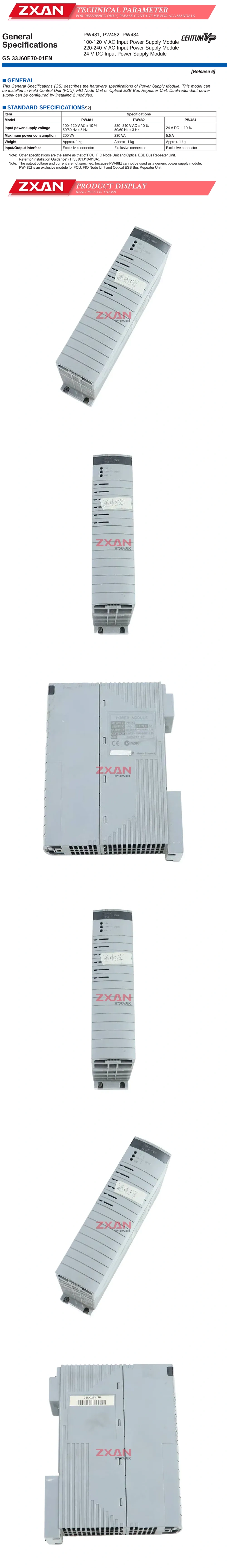 YOKOGAWA PW482-10 Description