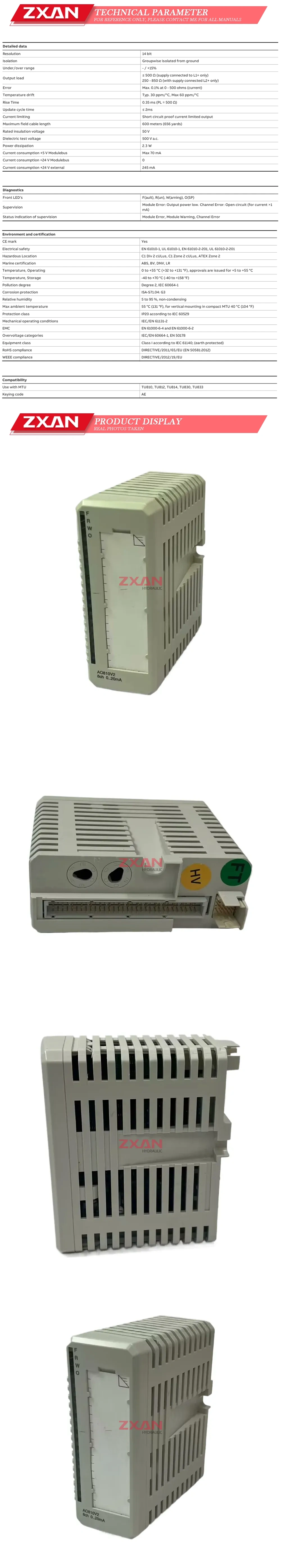 ABB AO810V2 Output Module Description