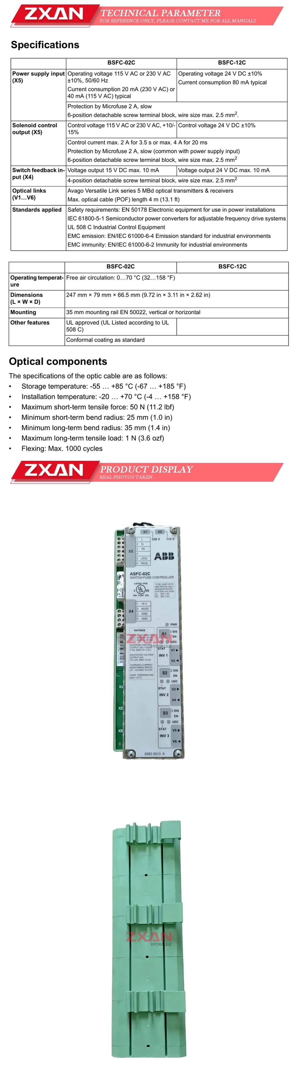 ABB ASFC-02C Description