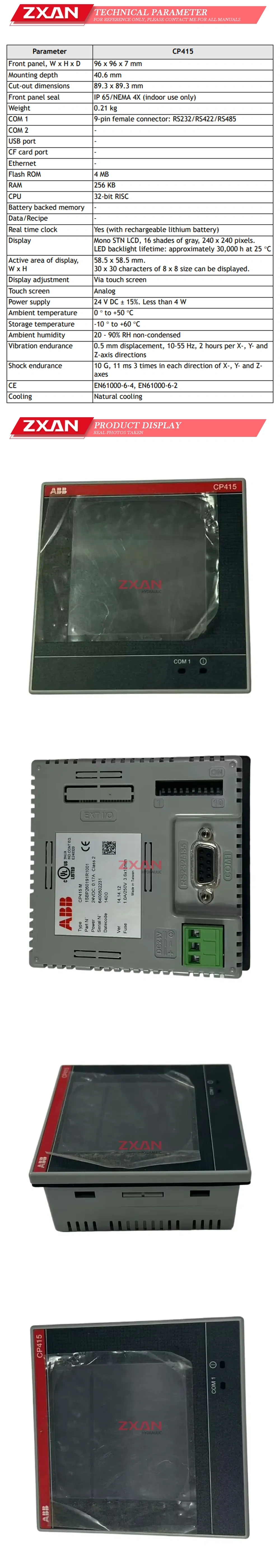 ABB CP415M Technical Documentation Description