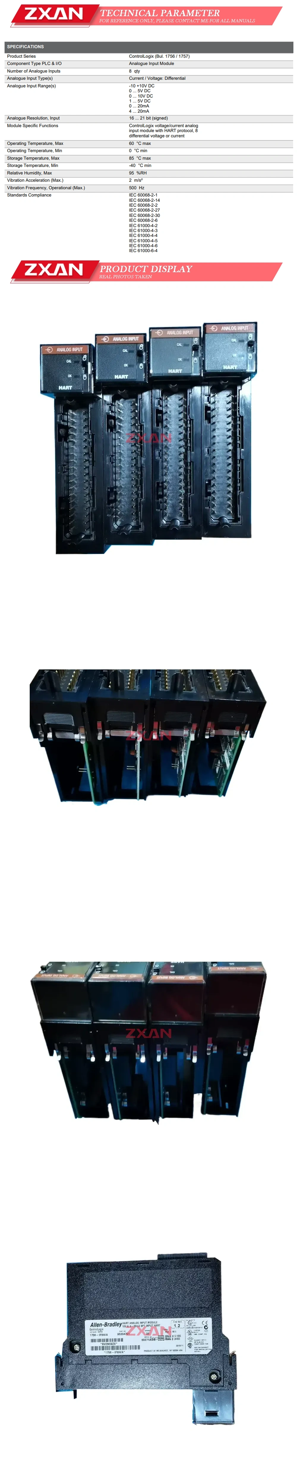 Allen-Bradley 1756-IF8H Description