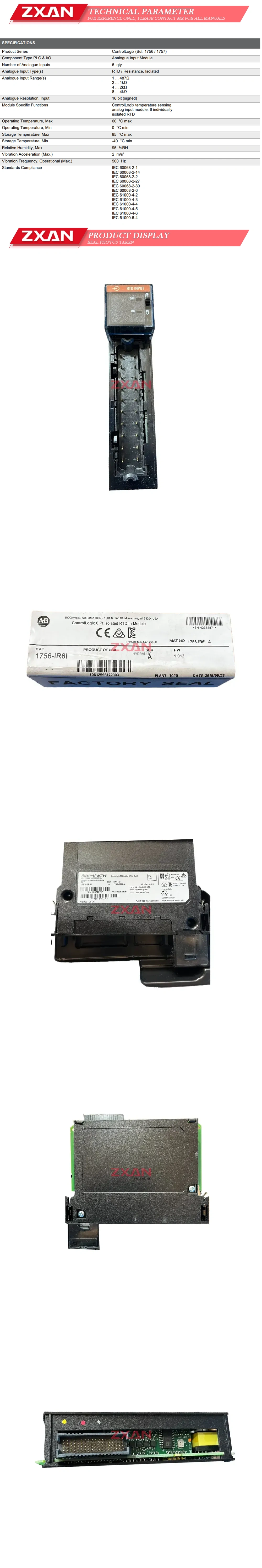 Allen Bradley 1756-IR6I Description