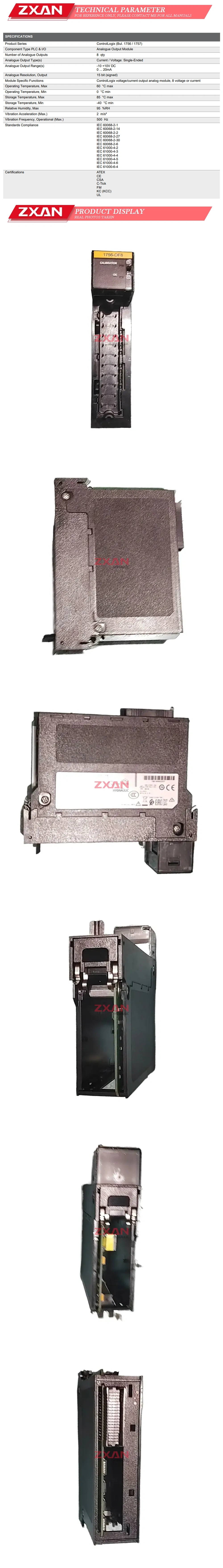 Allen Bradley 1756-OF8 Description