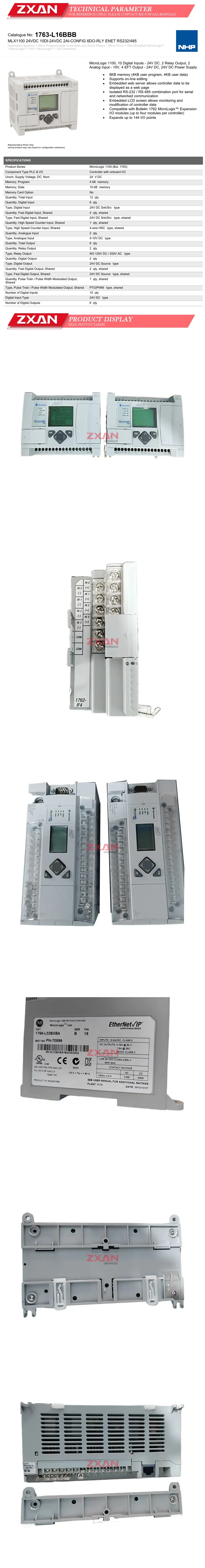 Allen-Bradley 1763-L16BBB Description