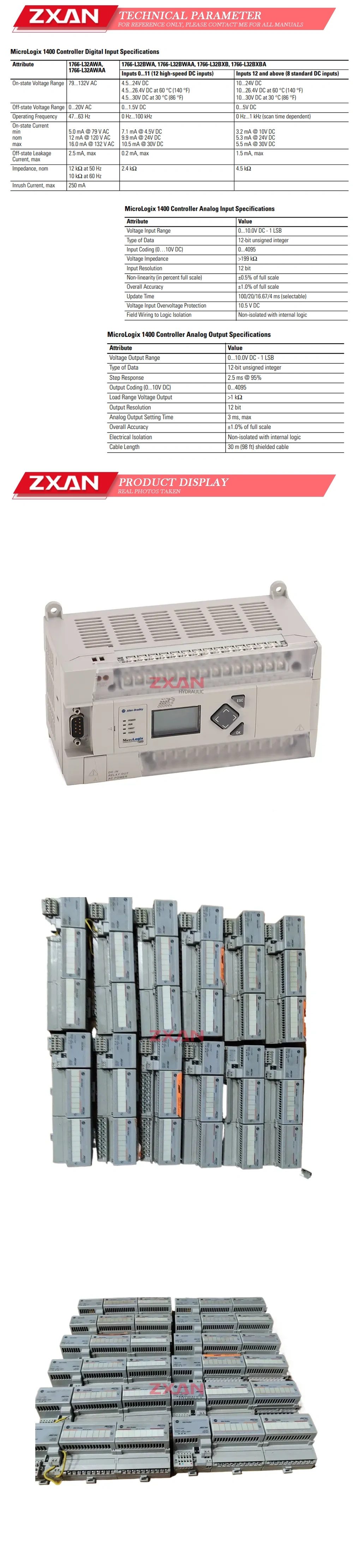 Allen-Bradley 1766－32BWA Description