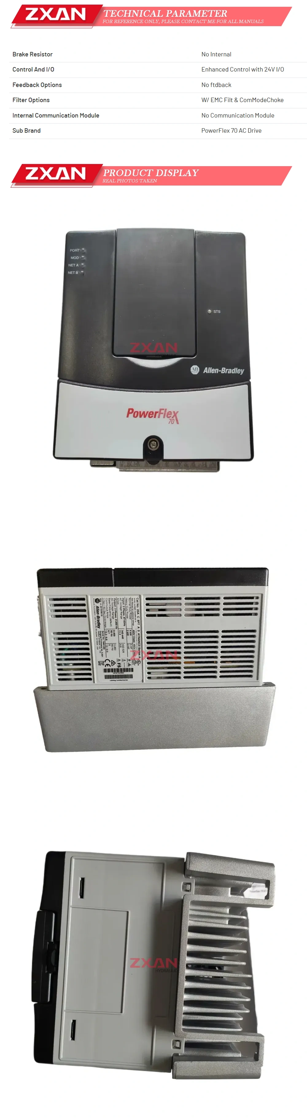 Allen Bradley 20AC8P7A0AYN Description