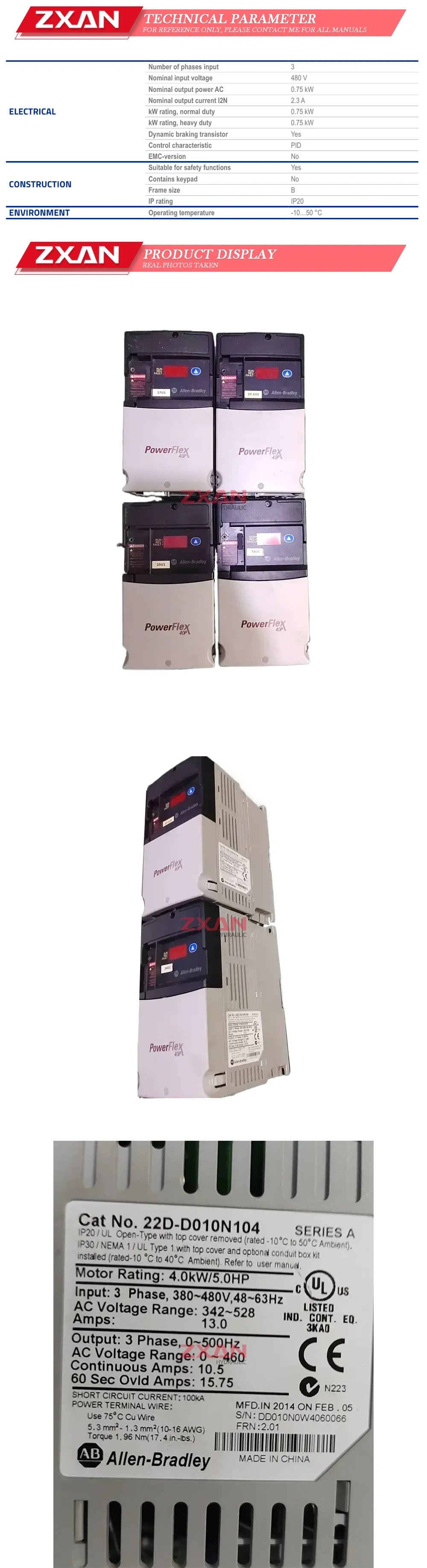 Allen-Bradley 22D-D2P3N104 Description