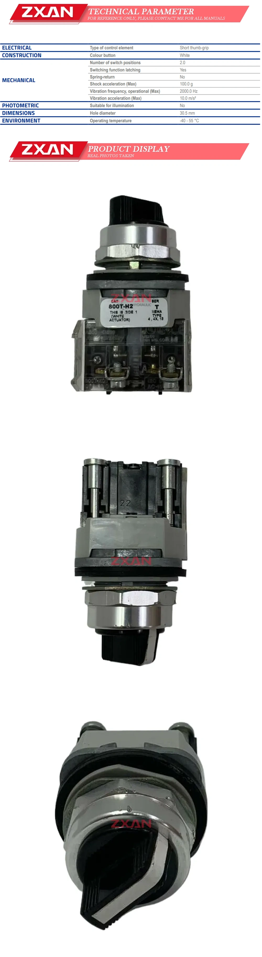 Allen-Bradley 800T-H2 Description